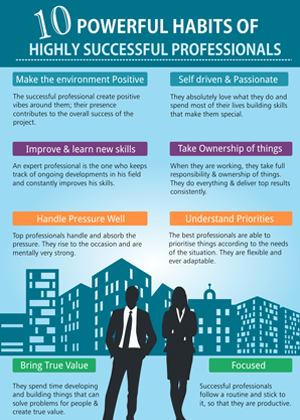 Highly Successful Professionals Infographics